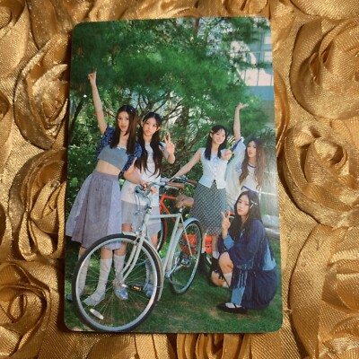 NEWJEANS 2024 Edition Celeb K-POP Girl Photo Card Group Bike