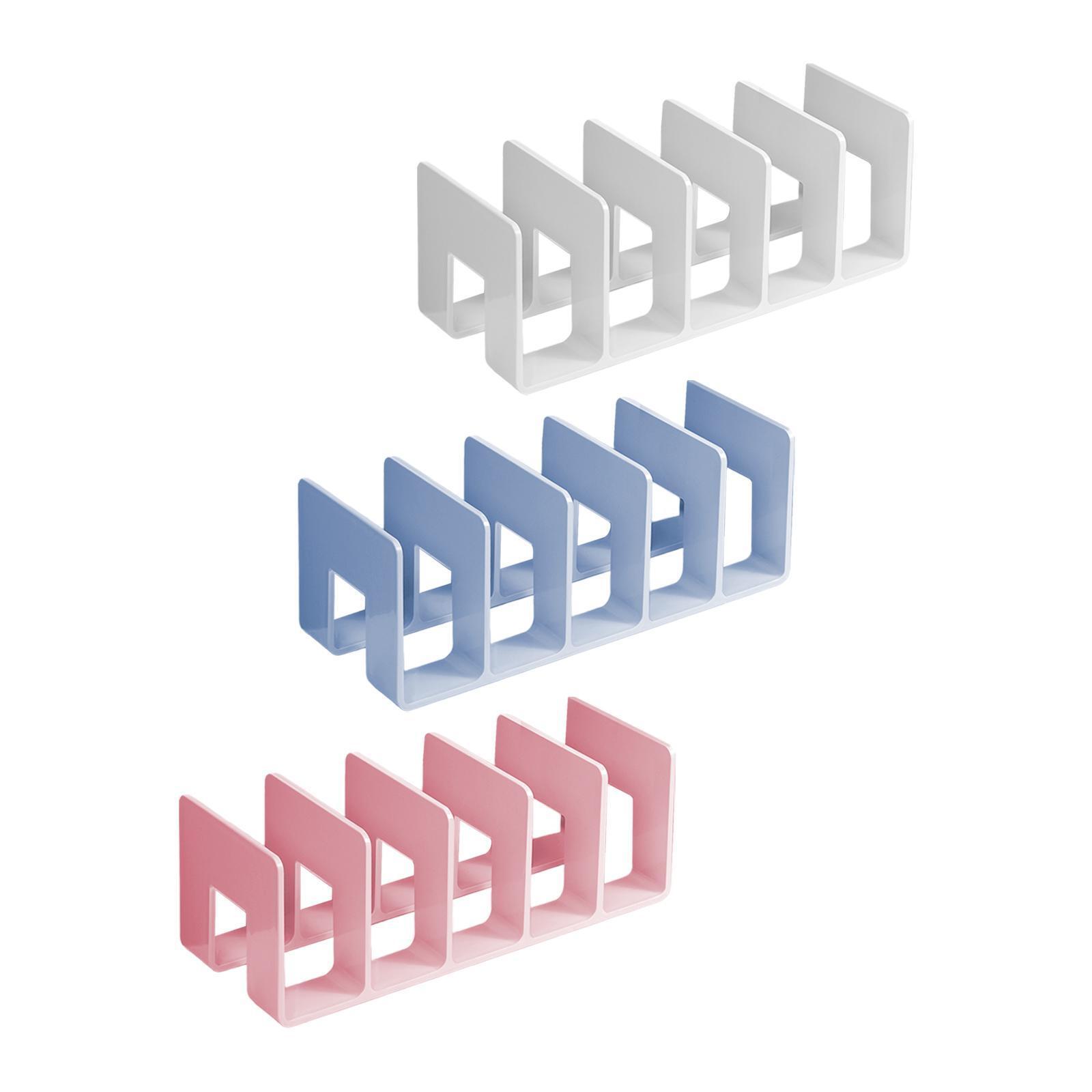 Acrylic Desk File Sorter File Organizer for Letter Paper Documents Envelopes-image