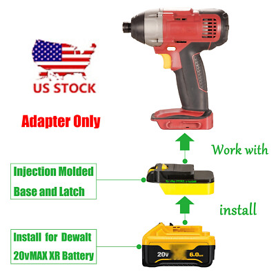 1 Adapter for DeWalt 20V MAX XR Battery To Power for CHICAGO ELECTRIC 18V Tools