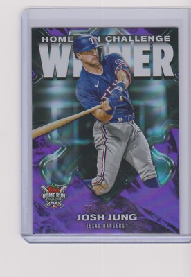 2024 Topps Josh Jung HR Challenge Purple Winner #261/543 Texas Rangers
