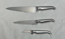 Furi Knives Kitchen Knife Set of 3 Cooks Serrated Multi Purpose Pro Peeling