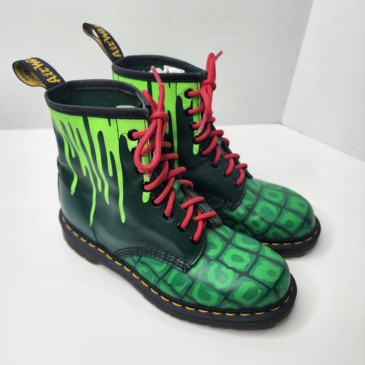 Tmnt Raphael Ninja Turtle Dr Martens 1460 TMNT MIKEY Boots