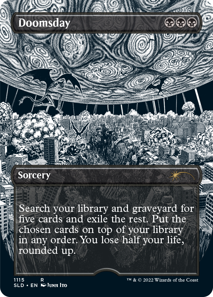 MTG Secret Lair Doomsday #1115 Japanese -SLD Junji Ito MTG Secret Lair Doomsday #1115 Japanese -SLD Junji Ito