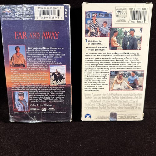 Lot Of 2 VHS Movies - Forrest Gump, Com Dram - Far & Away, Romantic Adventure - Picture 2 of 7