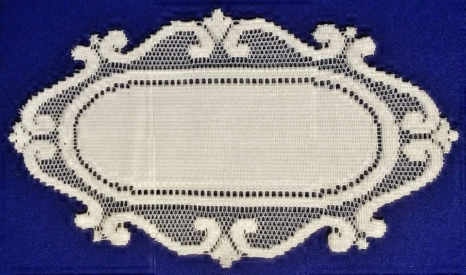 Tapetes de encaje tapetes mesa corredores Alpine Encore marfil sala dormitorio Foto 3 de 4