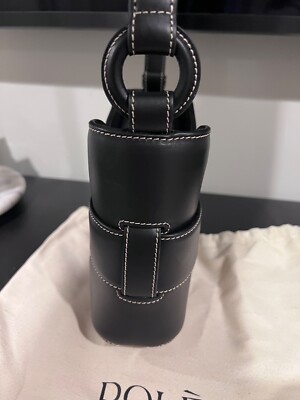 POLÈNE Noddeエディション ブラック スムース Polène | Bag - Nodde - Smooth Black