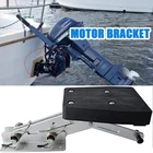 Aluminum Boat Kicker Outboard Motor Bracket Marine Heavy Duty 2-Stroke Yacht