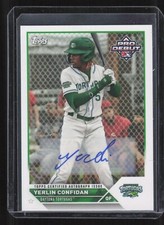 2023 Topps Pro Debut Yerlin Confidan PD-142 Base Prospect Auto Reds 