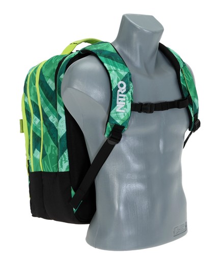 Rucksack NITRO LOCK Schulrucksack Skateboard Notebookrucksack WIC GREEN +Flasche - Bild 11 von 12