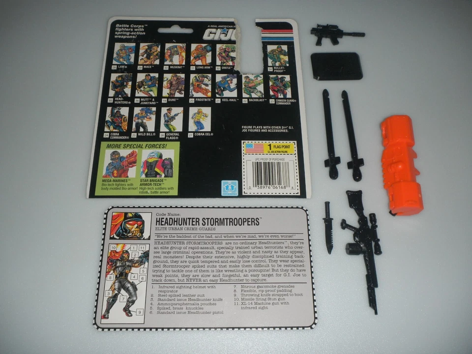 1993 Vintage G.I. GI Joe Lot 3.75 ARAH Cobra Headhunter Stormtroopers *Complete - Image 3 of 4