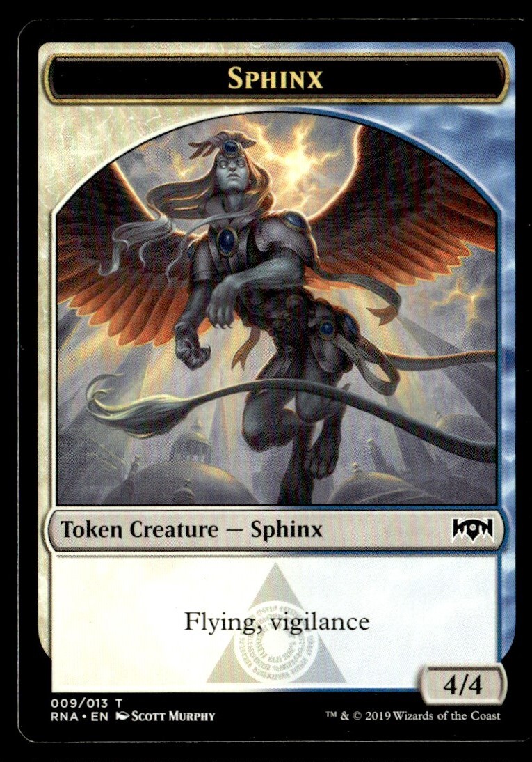 2019 MTG Ravnica Allegiance Sphinx Token Common #9
