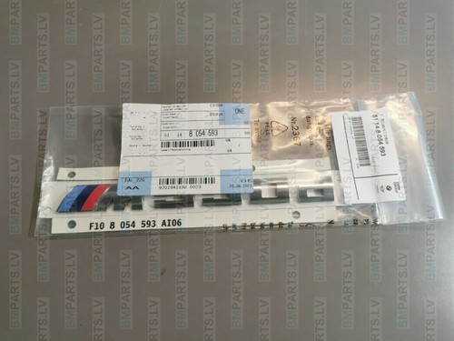 NEW GENUINE BMW 5 SERIES F10 TRUNK BADGE LABEL M550D 51148054593 8054593 - Picture 8 of 8