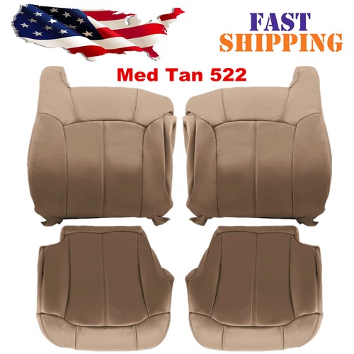 For 1999-2002 Chevy Silverado Front Replacement Seat Cover Foam Cushion Tan - Picture 58 of 215
