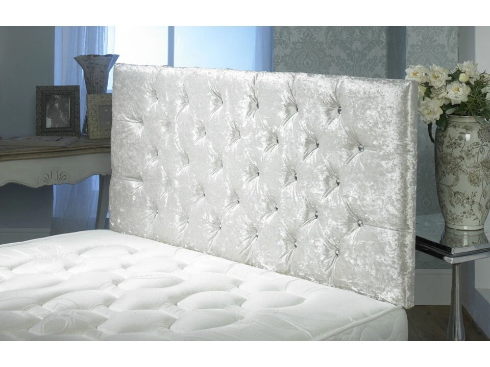 King size 2024 crushed velvet headboard