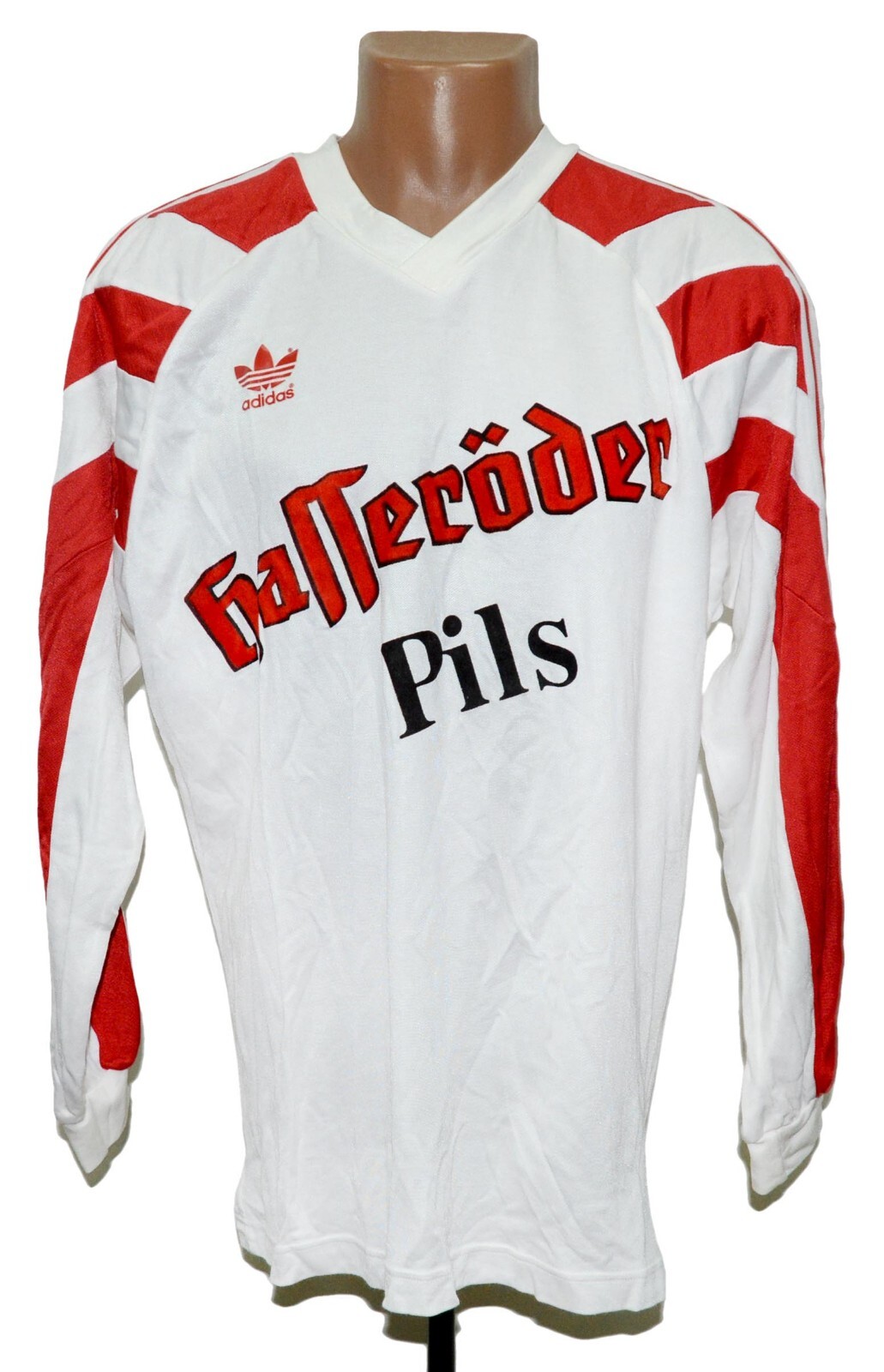 ADIDAS VINTAGE HASSERODER PILS GERMANY FOOTBALL SHIRT #2 SIZE L ADULT