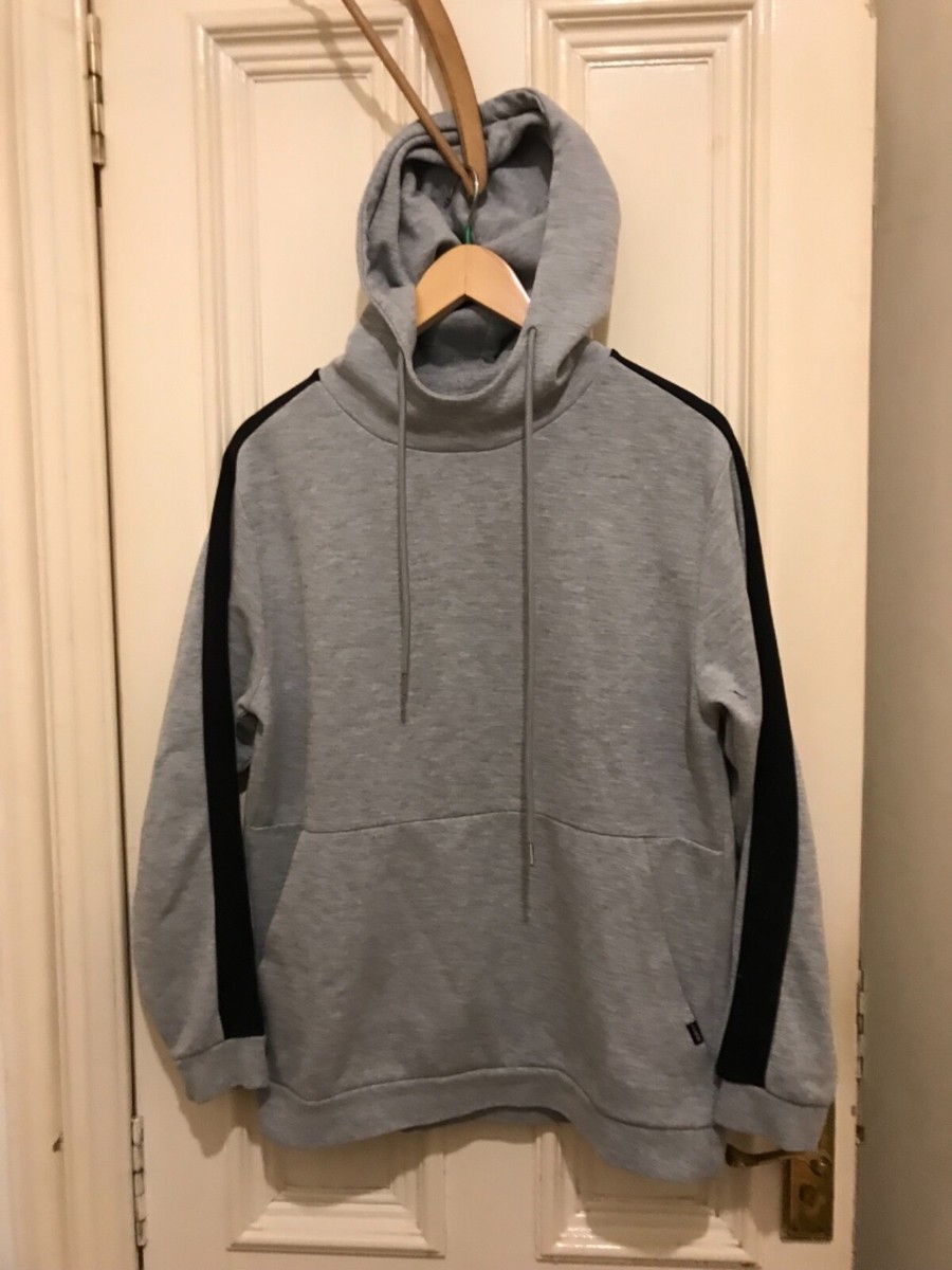 Pull Bear men's grey hoodie Size medium M - Main Image