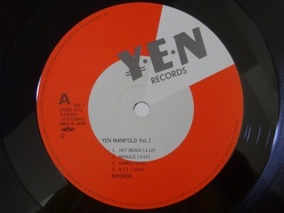 Various Yen Manifold Vol. 1 Yen Records YLR-22004 Japan VINYL LP