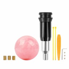 Universal Jdm Pearl Pink Round Ball Automatic Car Gear Shift Knob Shifter