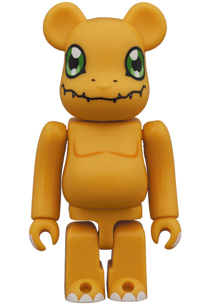 Be@rbrick Agumon 100％ &amp; 400％ デジモン　アグモン Medicom Toy BE@RBRICK Digimon Agumon 100% & 400% BEARBRICK