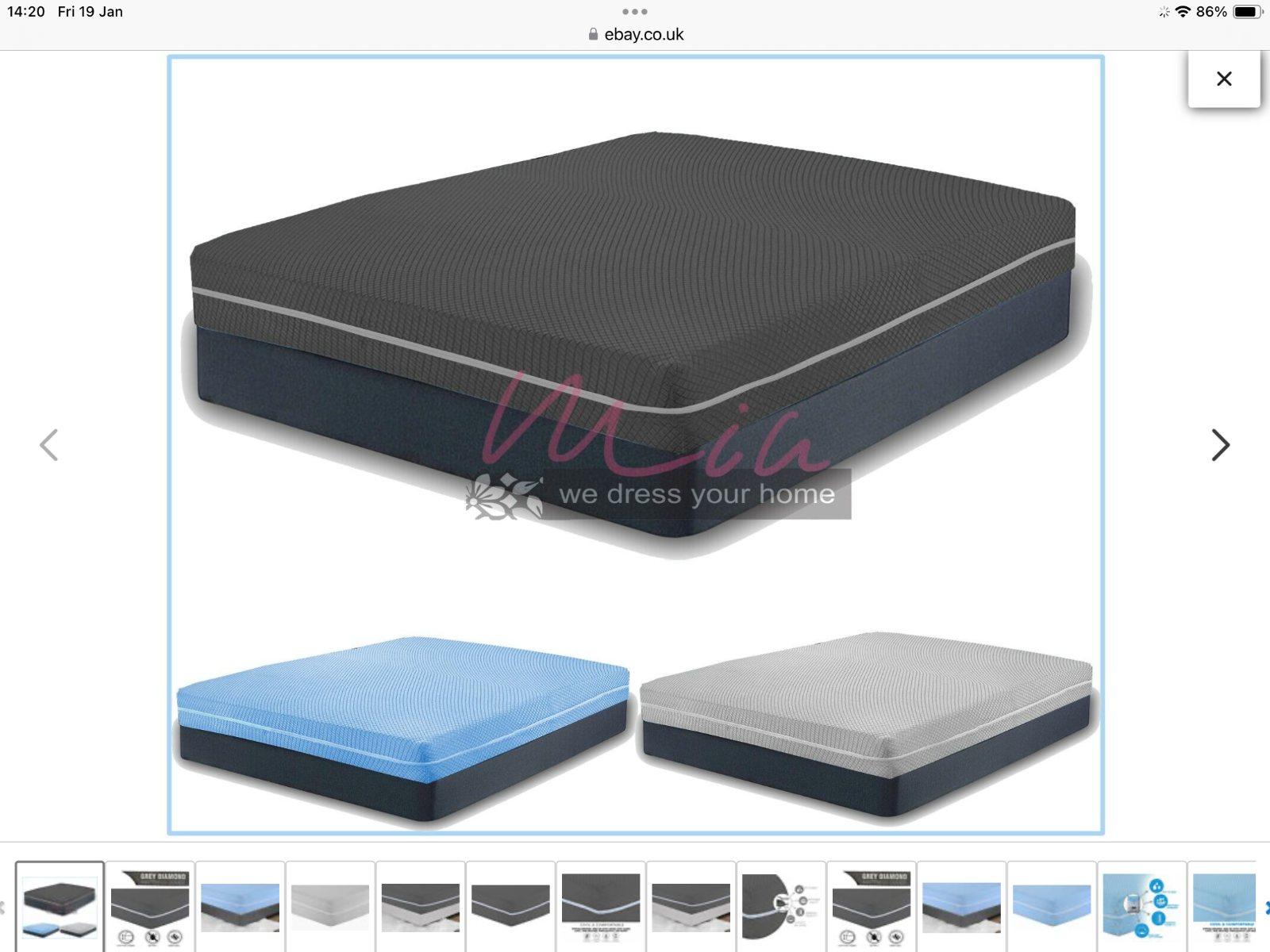 DIAMOND Mattress Protector, Total Encasement Super King size Full