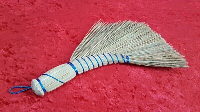 Reisstroh Handfeger schräg Reisstrohbesen Holländer Brosse Sorghobesen