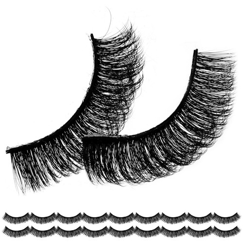 10 Pairs Make-up Falsche Wimpern Dünne Fräulein Mädchen - Bild 3 von 12