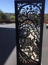 Contemporary modern metal gate, Modern Metal Gate, Custom size Art Pedestrian