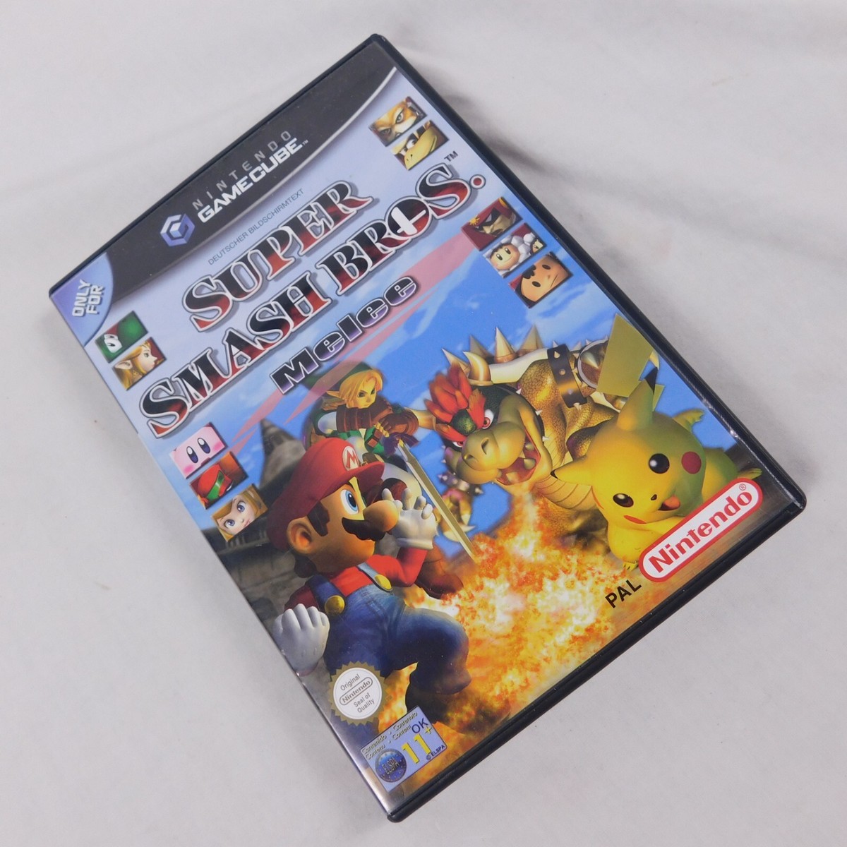 Super Smash Bros Melee Nintendo GameCube 2002 Game PAL Germany