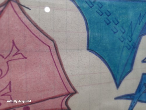 Native American Ledger Art by Quentin Maldonado 2012 Lakota Indian Art Framed - Picture 4 of 24