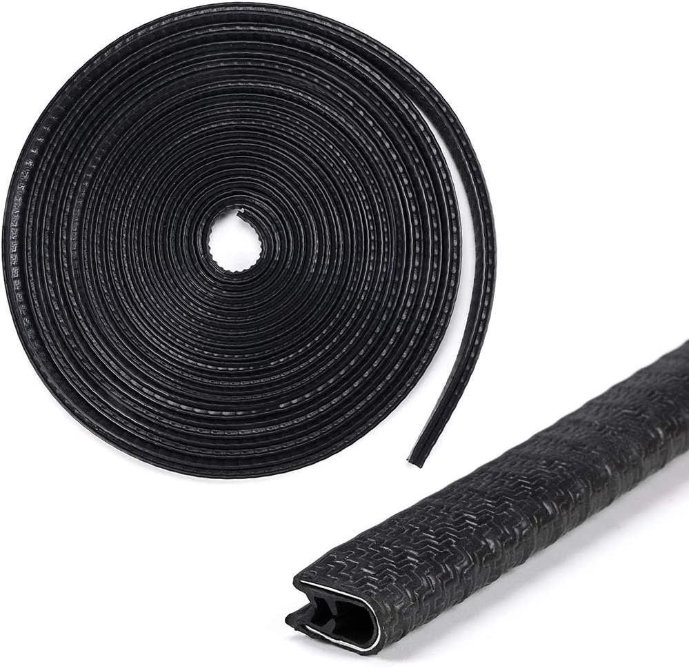 Garniture de joint en U haut de gamme en caoutchouc noir pour automobile 10M