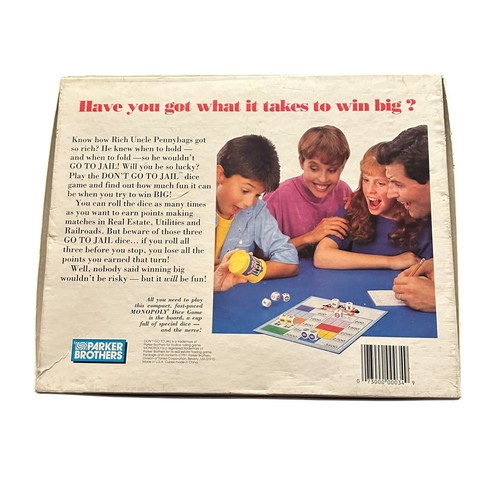 1991 Don't Go To Jail Game Monopoly Game Parker Brothers Complete Rare - Picture 4 of 8