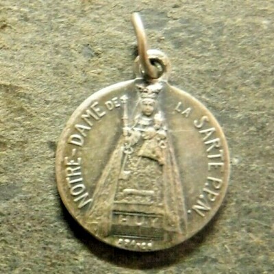 Vintage Medal of Notre Dame De La Sarte | eBay