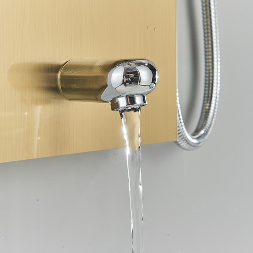 Stainless Steel LED Rain&Waterfall Shower Panel Tower System Massage Body Jets - Picture 175 of 209
