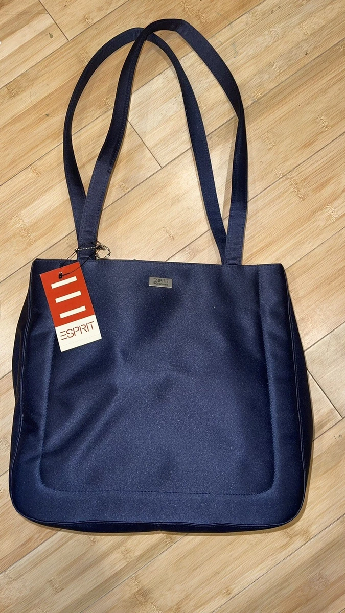 Esprit nylon shop tote bag