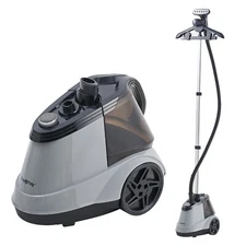 True & Tidy Pro Commercial Heavy Duty Garment Steamer Gray