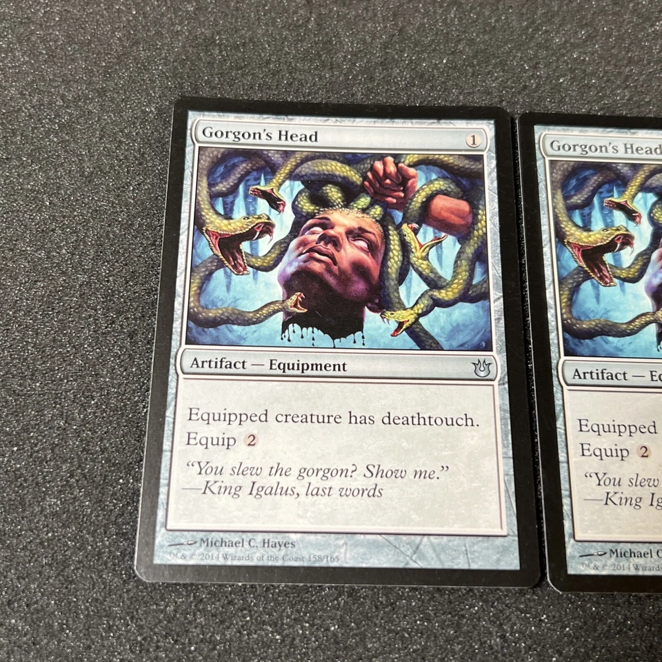 Gorgon's Head Magic The Gathering Mtg Artifact Born of the Gods Card 2 - Image 2 of 4
