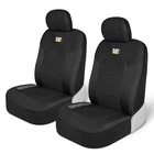 CAT Black Seat Covers For Cars, Trucks, & SUV - Set of (2) MeshFlex Car Seat ...