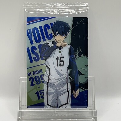 New Blue Lock Yoichi Isagi Bandai Anime Manga Wafer Card Japan  Rare TCG F/S