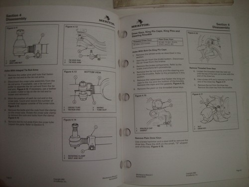 Meritor Lubrication Maintenance Manual & Front Non-Drive Steer Axles Books - Bild 7 von 8