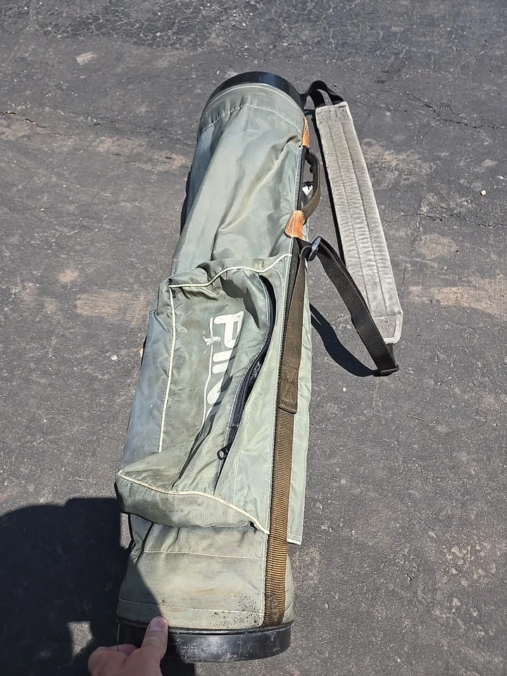 Vintage PING KARSTEN Lightweight Golf Bag - Blue Faded / No Stand - Image 4 of 4