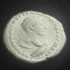 98-117 AD Trajan Silver Tetradrachm - Phoenicia, Tyre Reverse Tyche & River God 