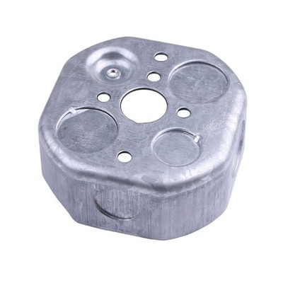 For Renovations Projects Octagon Box 4x4inch Deep with Knockout Galvanized