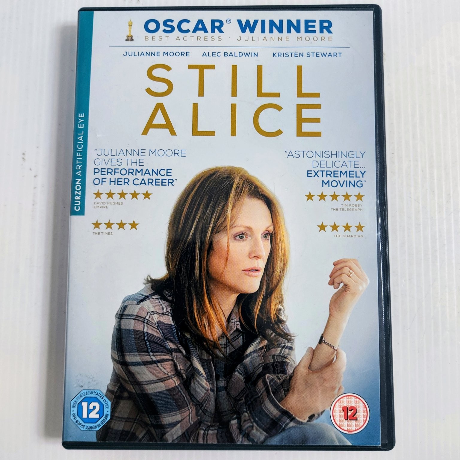 Still Alice DVD 2014 Julianne Moore Oscar Winner Alec Baldwin Kristen Stewart