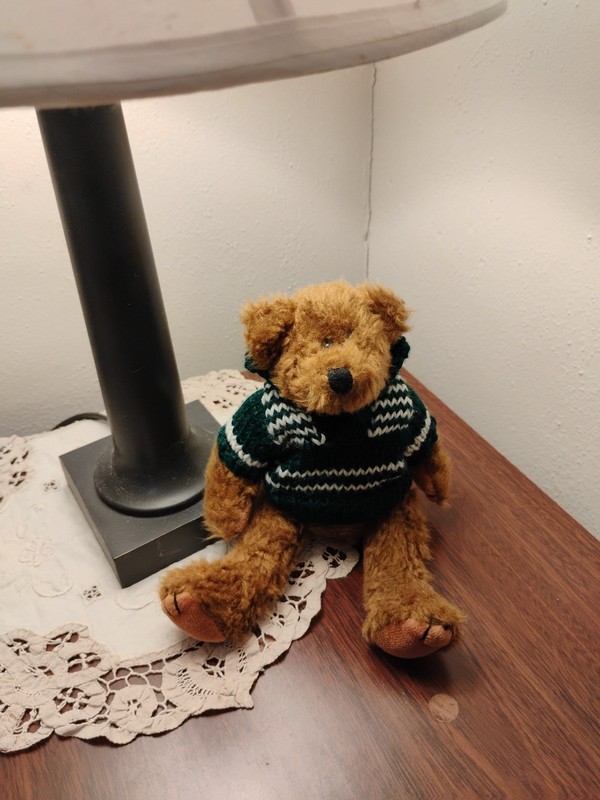 Ty Attic Treasures Mason the Bear Green Sweater Vintage 1993 Retired No Tags