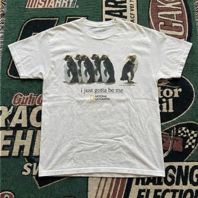 NEW - I Just Gotta Be Me National Geographic Penguin reprint T-Shirt