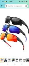 Polarized Sports Sunglasses for Men and Women - UV Protection Half Frame Sun Gl