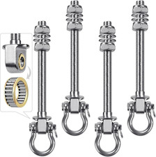 Heavy Duty Swing Hangers with Silent Bearings, 1500LB Capacity Stainless Steel S
