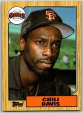 ⚾ 1987 Topps #672 Chili Davis San Francisco Giants
