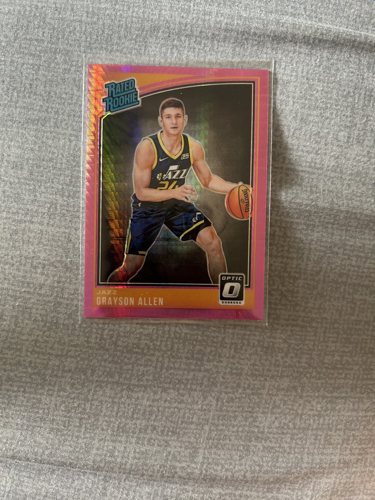 2018-19 Donruss Optic Grayson Allen Pink Hyper Rated Rookie #156