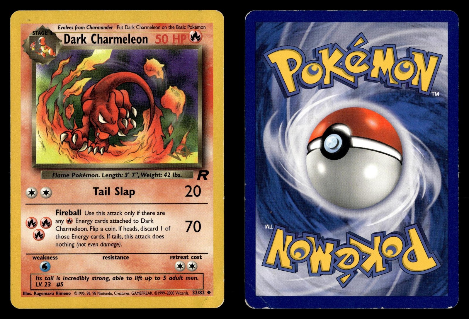 Dark Charmeleon [W Stamp] 32/82 Promo WoTC Stamped Promo Pokemon Card - 5
